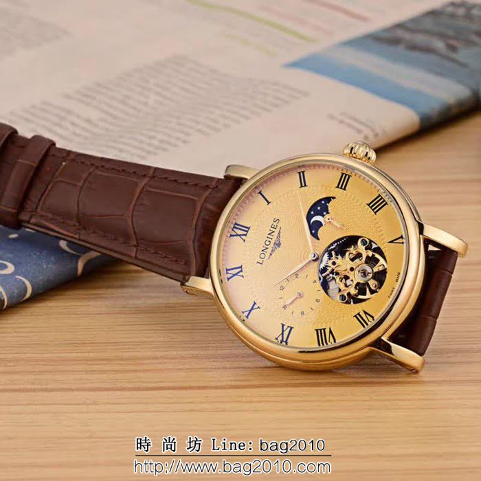 LONGINES浪琴 經典款 頂級全自動機械精品男士腕表 WSS1863